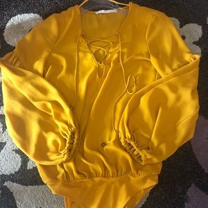 Zara bodysuit blouse